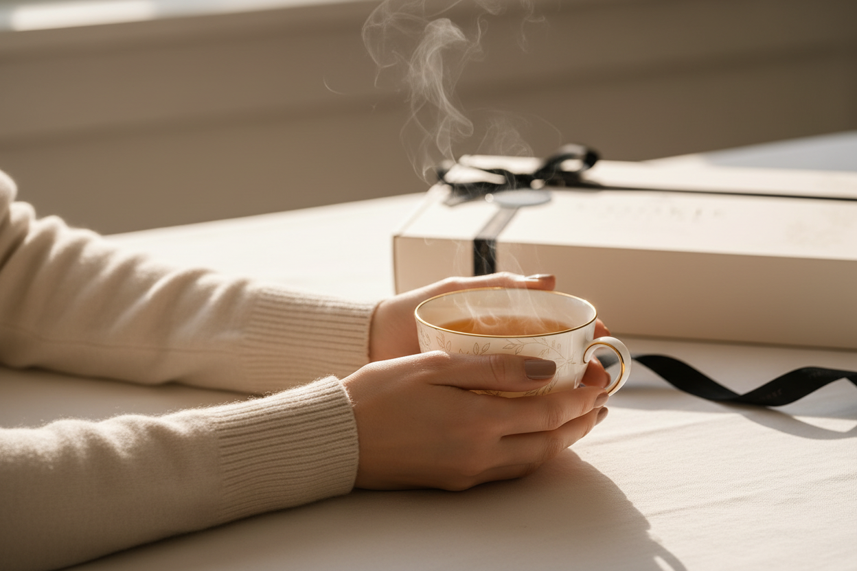 Hands Holding Tea